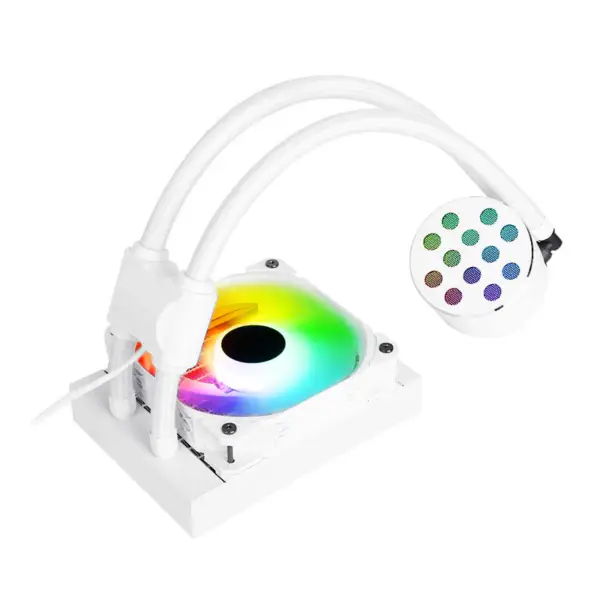 Sama 12cm Aio Cpu Cooler Radiator de cupru Afișaj de apă lichid de răcire Pc Cpu Cooler Rgb Glow cu pompa de zgomot mai mic