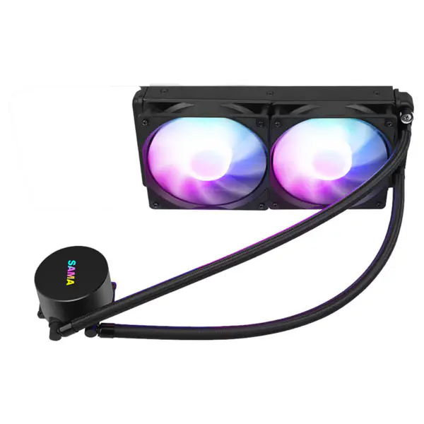 Răcitor de lichid integrat pentru răcire cu apă Cpu Sama 240mm cu lumină