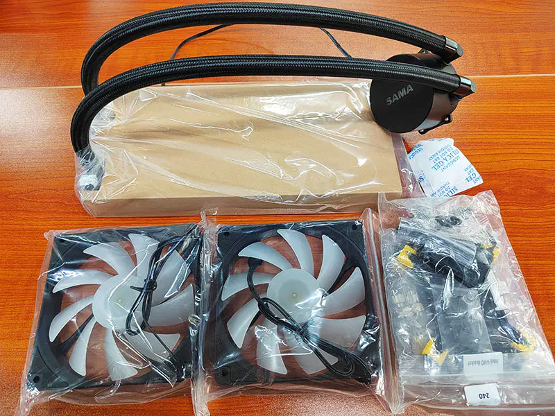 Răcitor de lichid integrat pentru răcire cu apă Cpu Sama 240mm cu lumină