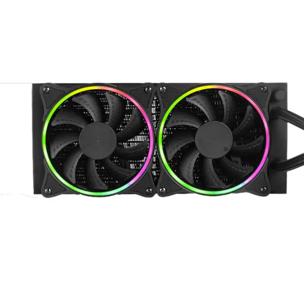 Sama 24cm Aio Cpu Cooler Radiator cupru apă lichid de răcire Pc Cpu Cooler Rgb Glow