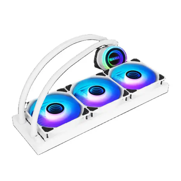 Sama 360mm Radiator alb de înaltă eficiență Cpu de răcire cu apă pentru Pc Case