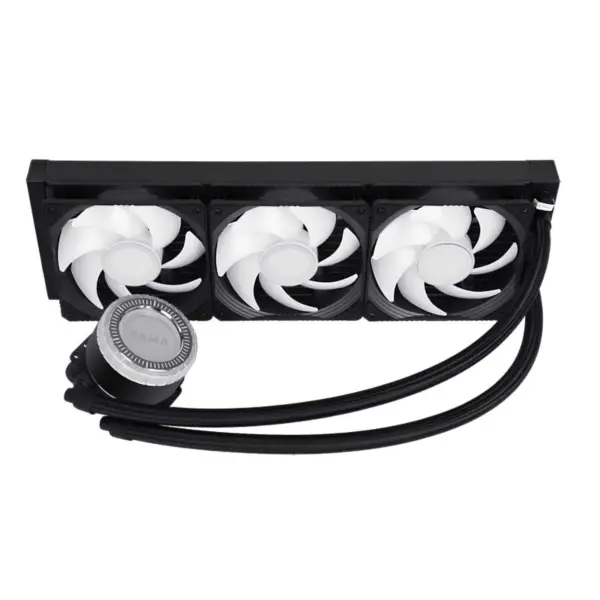 Sama 36cm Aio Cpu Cooler Radiator de cupru Afișaj de apă lichid de răcire Pc Cpu Cooler Rgb Glow cu pompa de zgomot mai mic