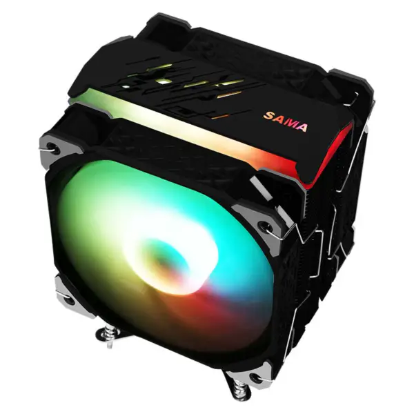Sama 4heatpipes Cpu Heat Dissipation Cpu Air Cooler Rgb pentru Amd Intel Compatibilitate