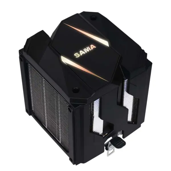 Sama 9cm Dual Tower Air Cooler Personalizabil Argb Top Cover Cpu Radiator negru / argintiu Mic, dar puternic Cpu Air Cooler