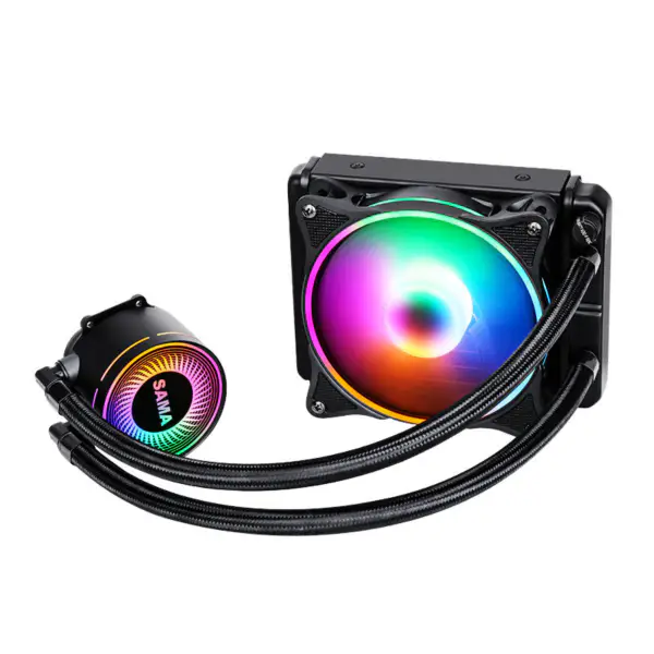 Sama Aio Cpu 120mm Radiator Heatsink Liquid Rgb Cooler Cpu Water Cooling Radiator Pc Gaming