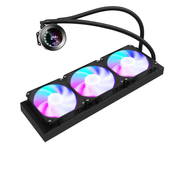 Sama Fins din aluminiu Heatsink de răcire a apei Cooler de aer cu ventilator colorat