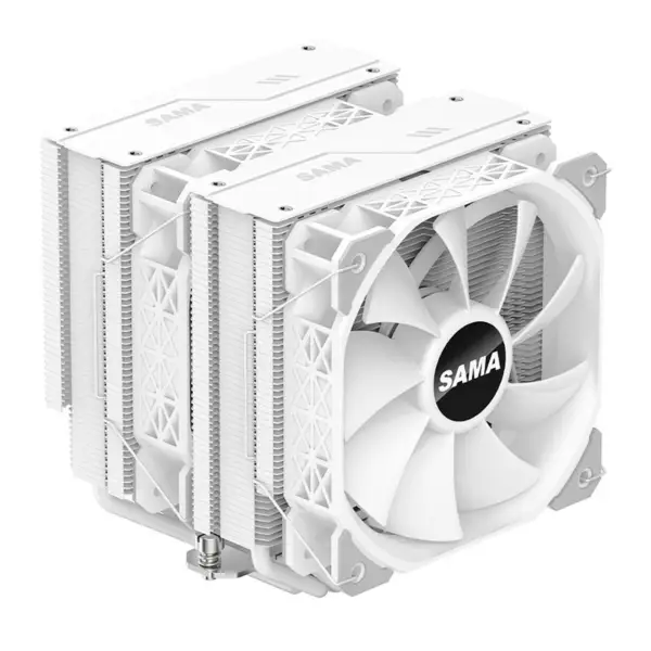 Sama Am4 Am5 Cpu Heatsink Cooler Ventilator puternic funcțional Ventilator dublu Cooler Procesor Cpu Cooling