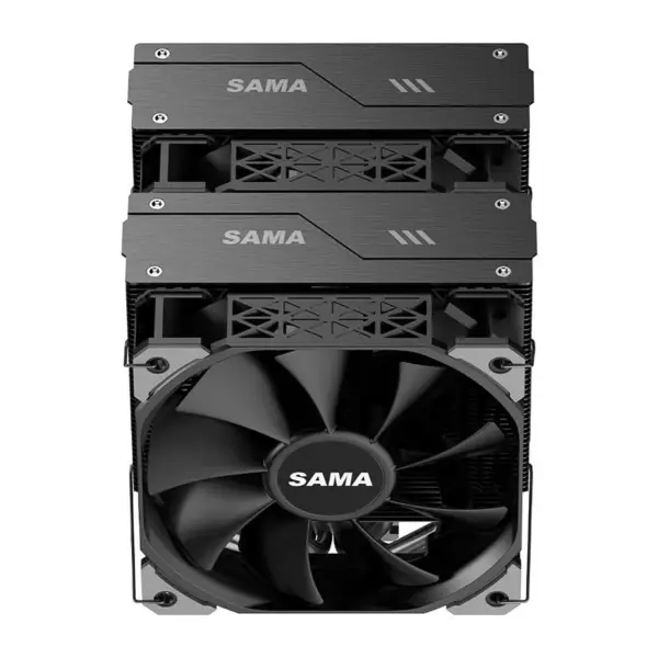 Sama Am4 Am5 Cpu Heatsink Cooler Ventilator puternic funcțional Ventilator dublu Cooler Procesor Cpu Cooling