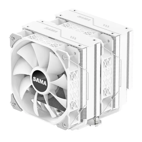 Sama Am4 Am5 Cpu Heatsink Cooler Ventilator puternic funcțional Ventilator dublu Cooler Procesor Cpu Cooling