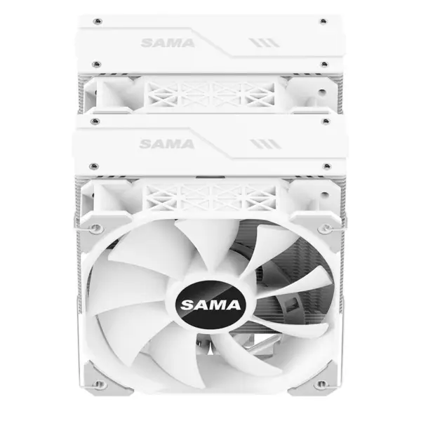 Sama Am4 Am5 Cpu Heatsink Cooler Ventilator puternic funcțional Ventilator dublu Cooler Procesor Cpu Cooling
