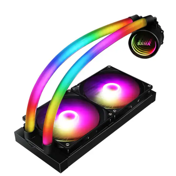 Sama Am4 Am5 Cooler Gaming Computer Liquid Cooler Cpu Cooler Argb Pompa de aer cu zgomot redus