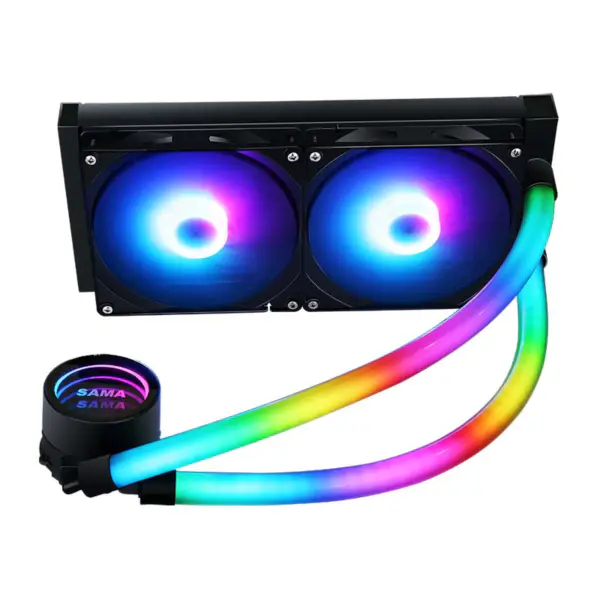 Sama Am4 Am5 Cooler Gaming Computer Liquid Cooler Cpu Cooler Argb Pompa de aer cu zgomot redus