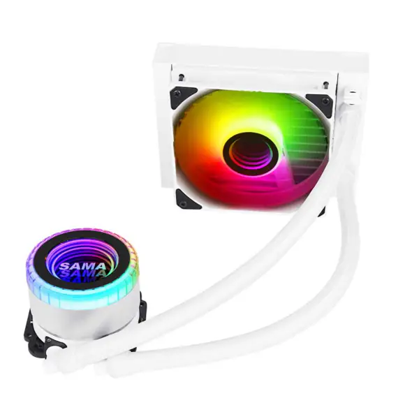 Sama Argb Coloful 120mm Radiator alb Pc Cpu Water Cooler