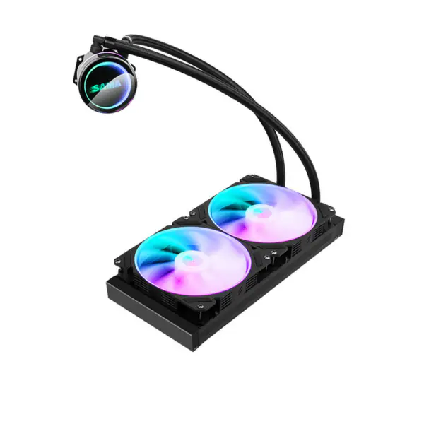 Sama Colorat 420mm lichid de răcire cu lumină Led lichid de răcire