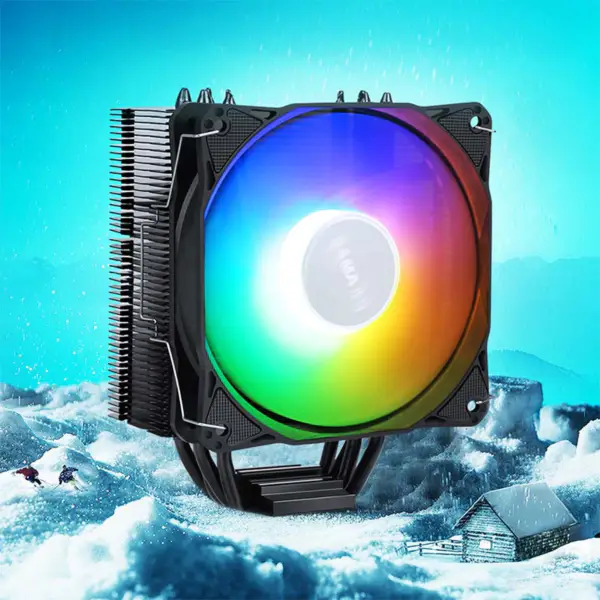 Sama Computer Radiator Cooler Cpu Air Cooler Ventilator pentru Gaming Case