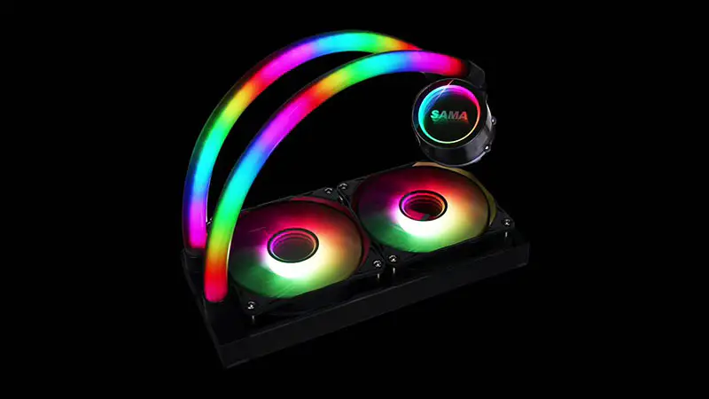 Sama personalizat cel mai bun radiator de cupru Heatsinks Cpu Cooler Fan aer și lichid de răcire caz de vânzare