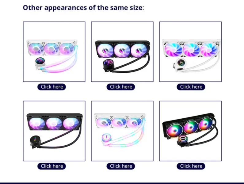 Sama Customizable Amd 360mm Aio Cpu Liquid Cooling Water Cooler Kit cu Infinity Mirror Design