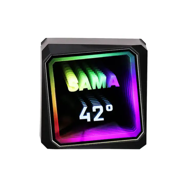 Sama Customizable Logo Water Cooler 45.1cfm-90.3cfm Radiator de disipare a căldurii Performanță Cpu Ventilator de răcire