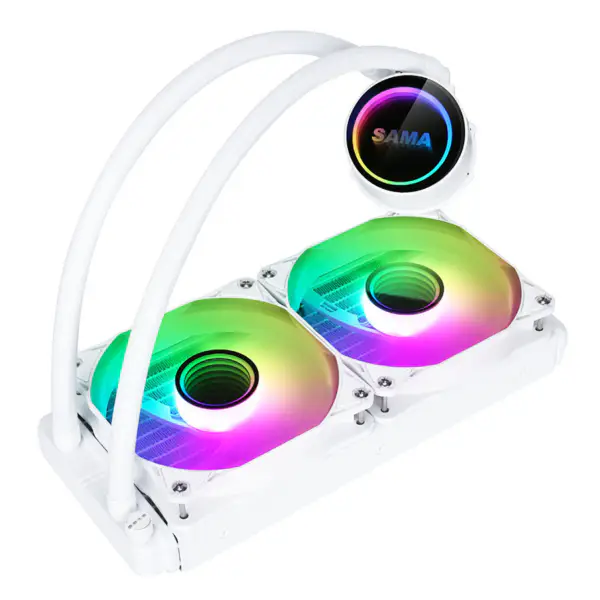 Sama personalizare 240mm Argb alb de răcire a apei Cpu Water Cooler