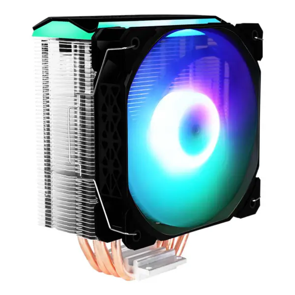 Sama 4heatpipes Rainbow contact direct ventilator Cpu Cooler pentru Pc Case