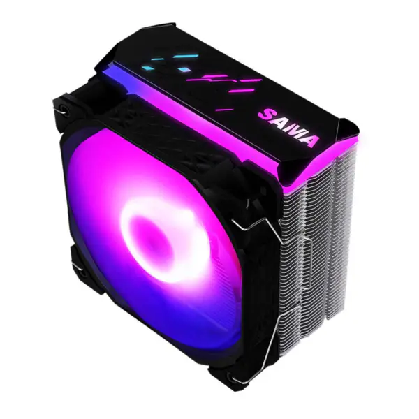 Sama 4heatpipes Rainbow contact direct ventilator Cpu Cooler pentru Pc Case