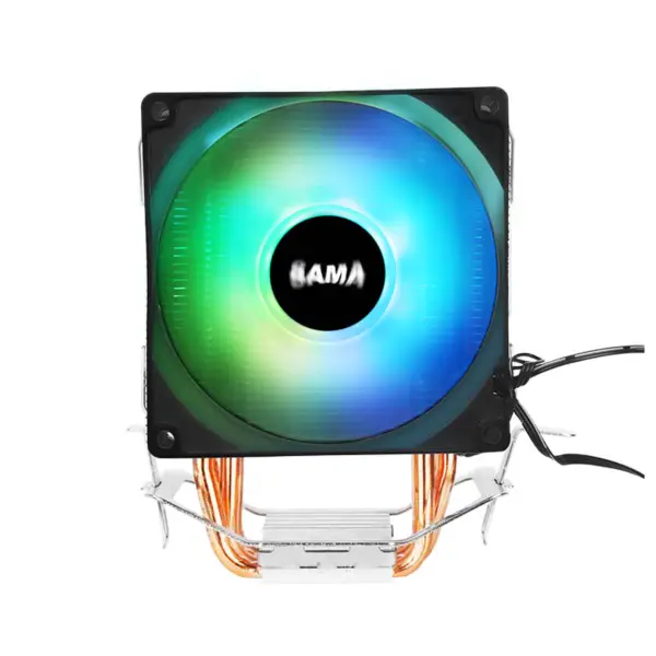 Sama 3 conducte de căldură negre Cpu Air Cooler Laptop Cpu Cooler 35.07cfm Argb Effect Cpu Cooler