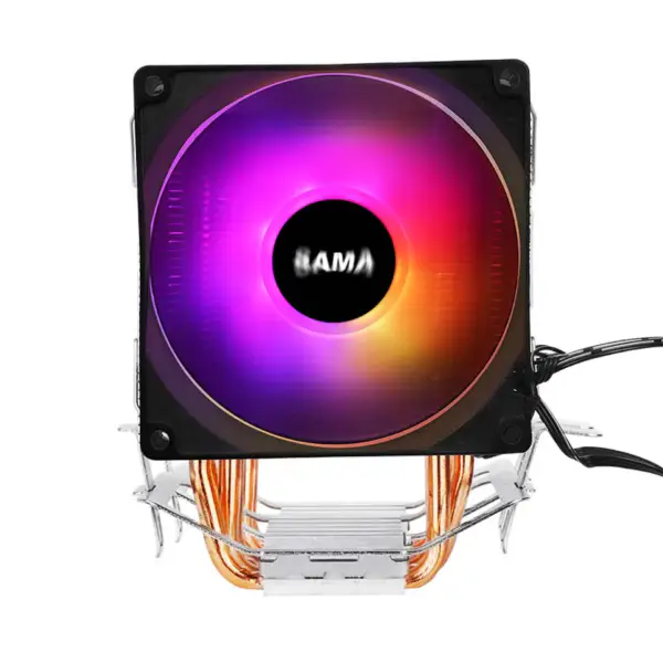 Sama 3 conducte de căldură negre Cpu Air Cooler Laptop Cpu Cooler 35.07cfm Argb Effect Cpu Cooler