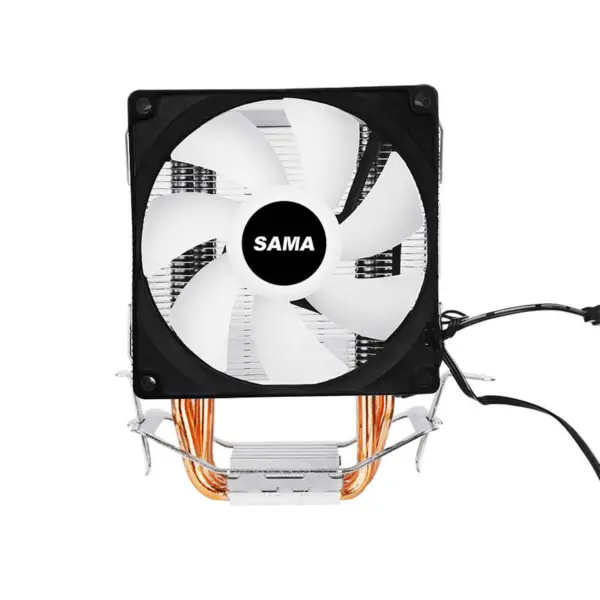 Sama 3 conducte de căldură negre Cpu Air Cooler Laptop Cpu Cooler 35.07cfm Argb Effect Cpu Cooler