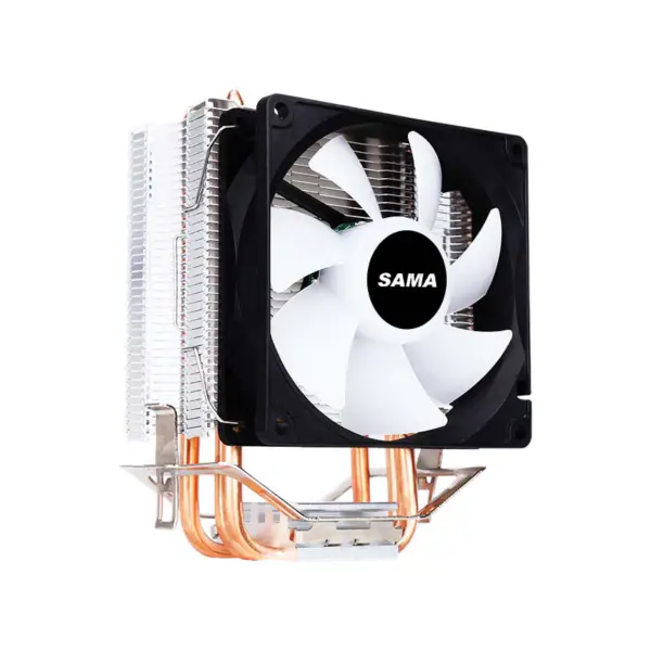 Sama 3 conducte de căldură negre Cpu Air Cooler Laptop Cpu Cooler 35.07cfm Argb Effect Cpu Cooler