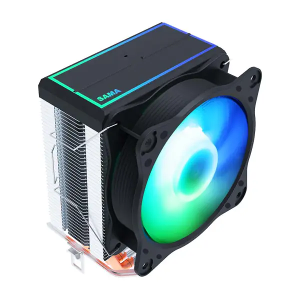 Sama 9cm Universal Amd Intel Platform Cooler Procesor de răcire de cupru Pc Cpu aer de răcire Radiator Cpu Fan Cooler