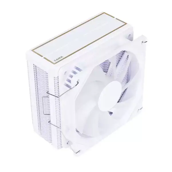 Sama White Rainbow Rgb Gaming Computer de răcire Radiator Heat Pipe Procesor de răcire a aerului Răcitoare de aer Cpu cu 4 țevi de cupru