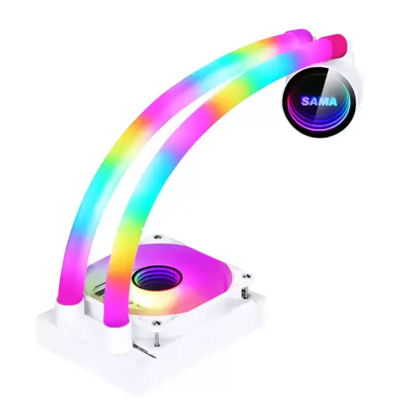 Sama personalizat 120mm Rgb iluminat lichid Aio Cooler Cpu lichid Cooler apă de răcire lichid Cooler pentru Pc