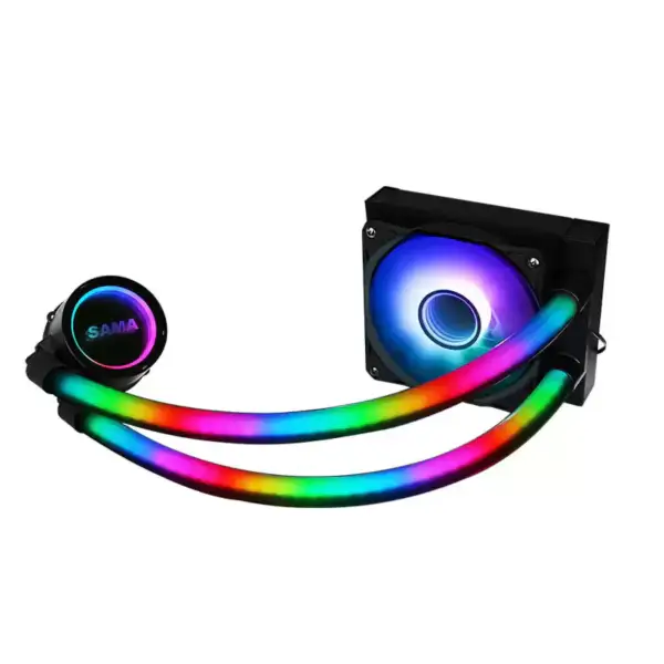 Sama personalizat 120mm Rgb iluminat lichid Aio Cooler Cpu lichid Cooler apă de răcire lichid Cooler pentru Pc