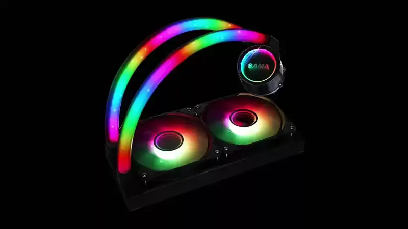 Sama personalizat 240mm Rgb iluminat lichid Aio Cooler Cpu lichid Cooler de răcire a apei lichid Cooler pentru Pc