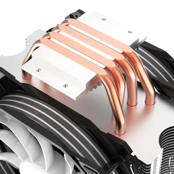 Alseye 120mm ventilator dublu 4 conducte de căldură Rgb Cpu Cooler Aura