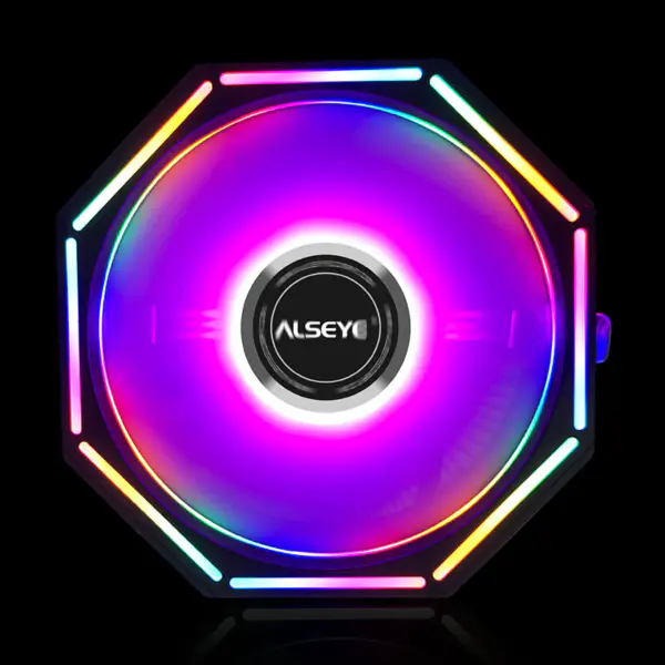 Alseye 120mm Heatsink Rgb Ventilator de răcire Cpu Cooler 775/115x/1200