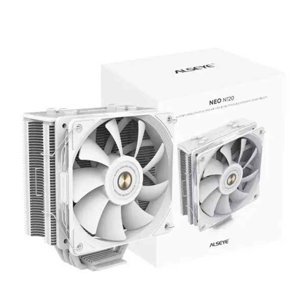 Alseye 12v 120mm Led Rgb Heatsink Cooler Pc Fan pentru 1700 și Am5