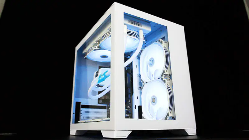 Alseye 360mm White Frame Sync Argb Aio Liquid Cooler cu afișaj de temperatură pentru 12 Gen Cpu
