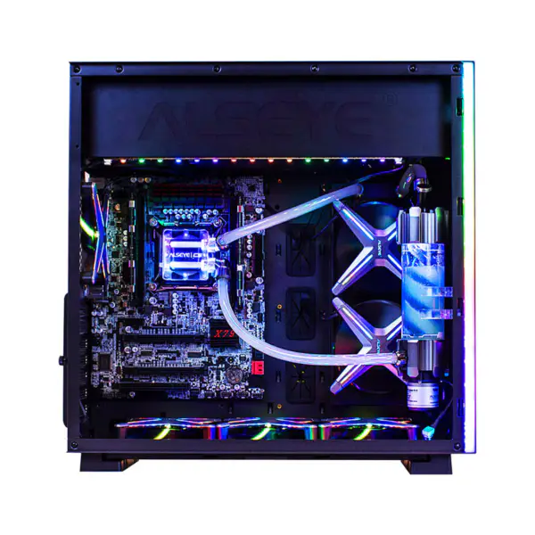 Computer Pc răcirea cu apă Kit piese lichid de răcire Diy 240 Radiator cu 2 buc caz ventilator