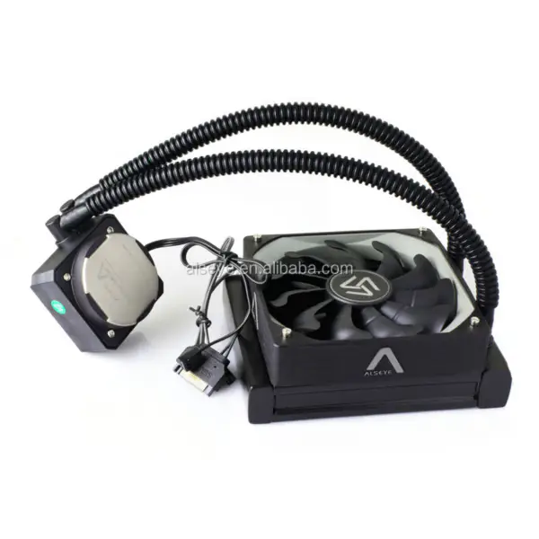 Răcitor de lichid Watermax120 Cpu cu răcire cu lichid de înaltă performanță Ventilator de răcire cu apă pentru computer12cm Pwm 4pin Radiator din aluminiu