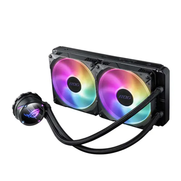 AsUs Rog Strix Lc Ii 280 Argb Aio 2fans Integrated Water Cooling Radiator Cpu Asetek Processor Cooling Fan