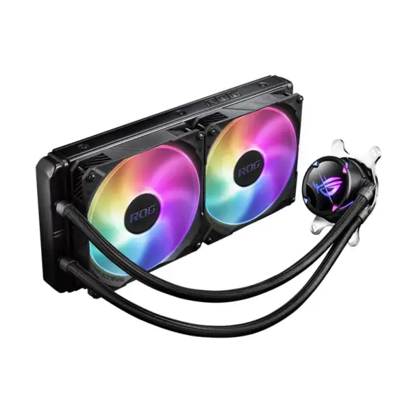 AsUs Rog Strix Lc Ii 280 Argb Aio 2fans Integrated Water Cooling Radiator Cpu Asetek Processor Cooling Fan