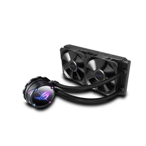 AsUs Rog Strix Lc Ii 240 2fans Integrated Water Cooled Radiator Cpu Asetek 7th Pwm Dc Cpu Cooling Fan
