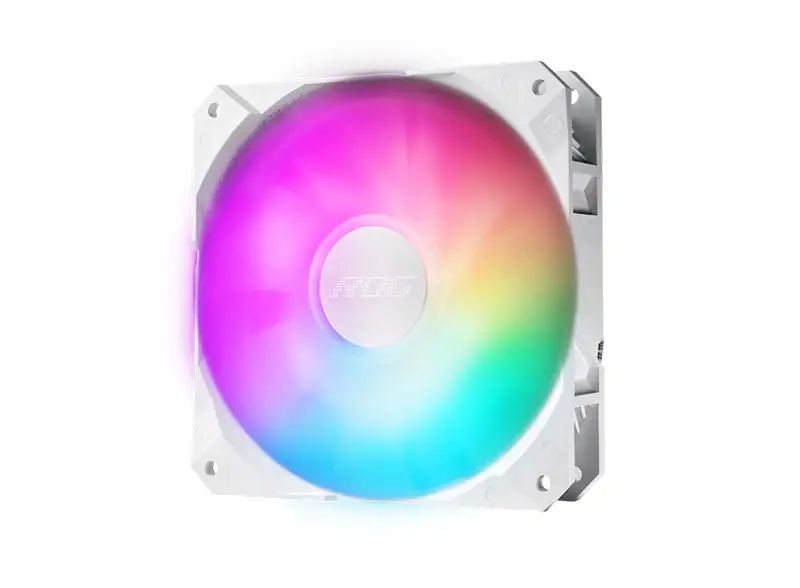 AsUs Rog Strix Lc Ii 240 Argb White Edition 2fans Radiator integrat răcit cu apă Ventilator de răcire Cpu