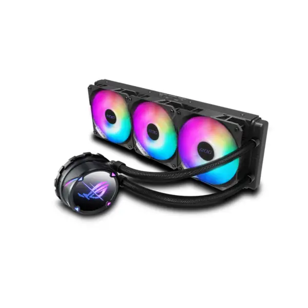 AsUs Rog Strix Lc Ii 360 Argb 3fans Radiator integrat răcit cu apă 12 Gen Cpu Asetek 7th Pwm Dc Cpu Cooling Argb Fan