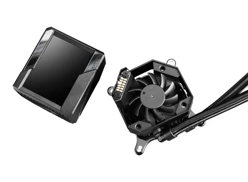 AsUs Rog Ryujin Ii 360 Argb 3fans Radiator integrat răcit cu apă 12 Gen Cpu Asetek 7th Gen 3.5in Lcd Pwm Dc Argb Cool Fan