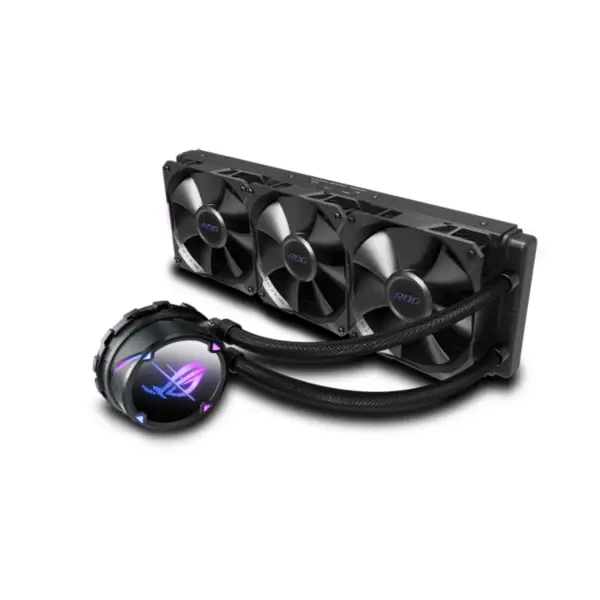 AsUs Rog Strix Lc Ii 360 3fans Radiator de răcire cu apă integrat 12 Gen Cpu Asetek 7th Pwm Dc Cpu Cooling