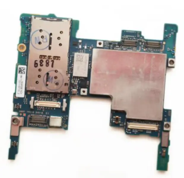 Placă de bază Sony XZ2 H8296 cu două sloturi pentru cartela SIM